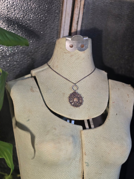 The Gilded Veil Pendant