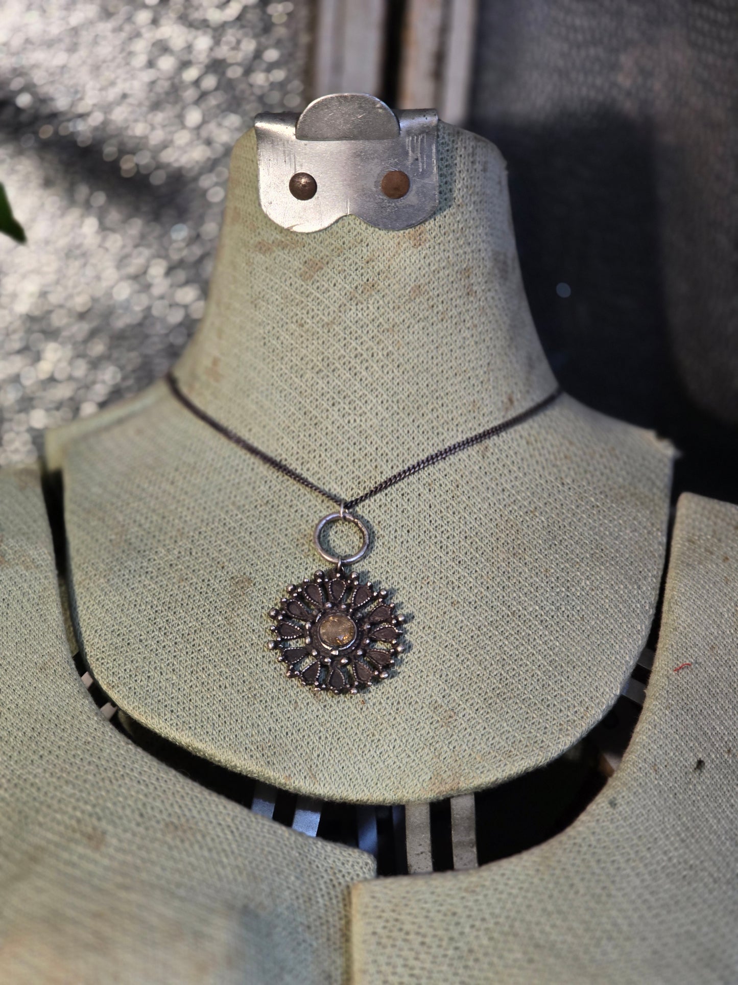 The Gilded Veil Pendant