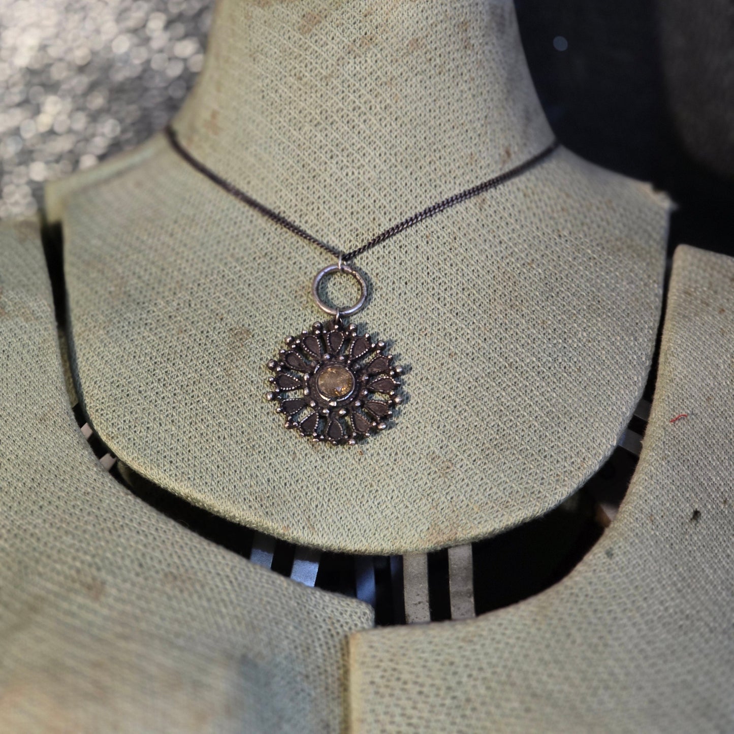 The Gilded Veil Pendant