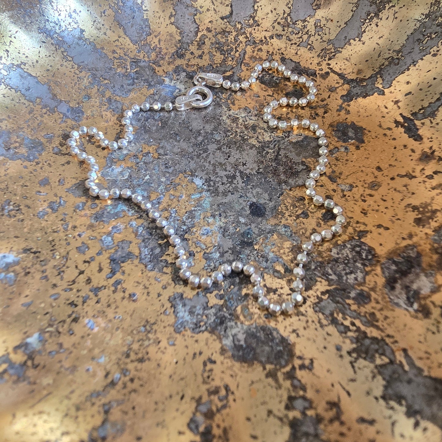 Siren’s Link — Sterling Silver Anklet
