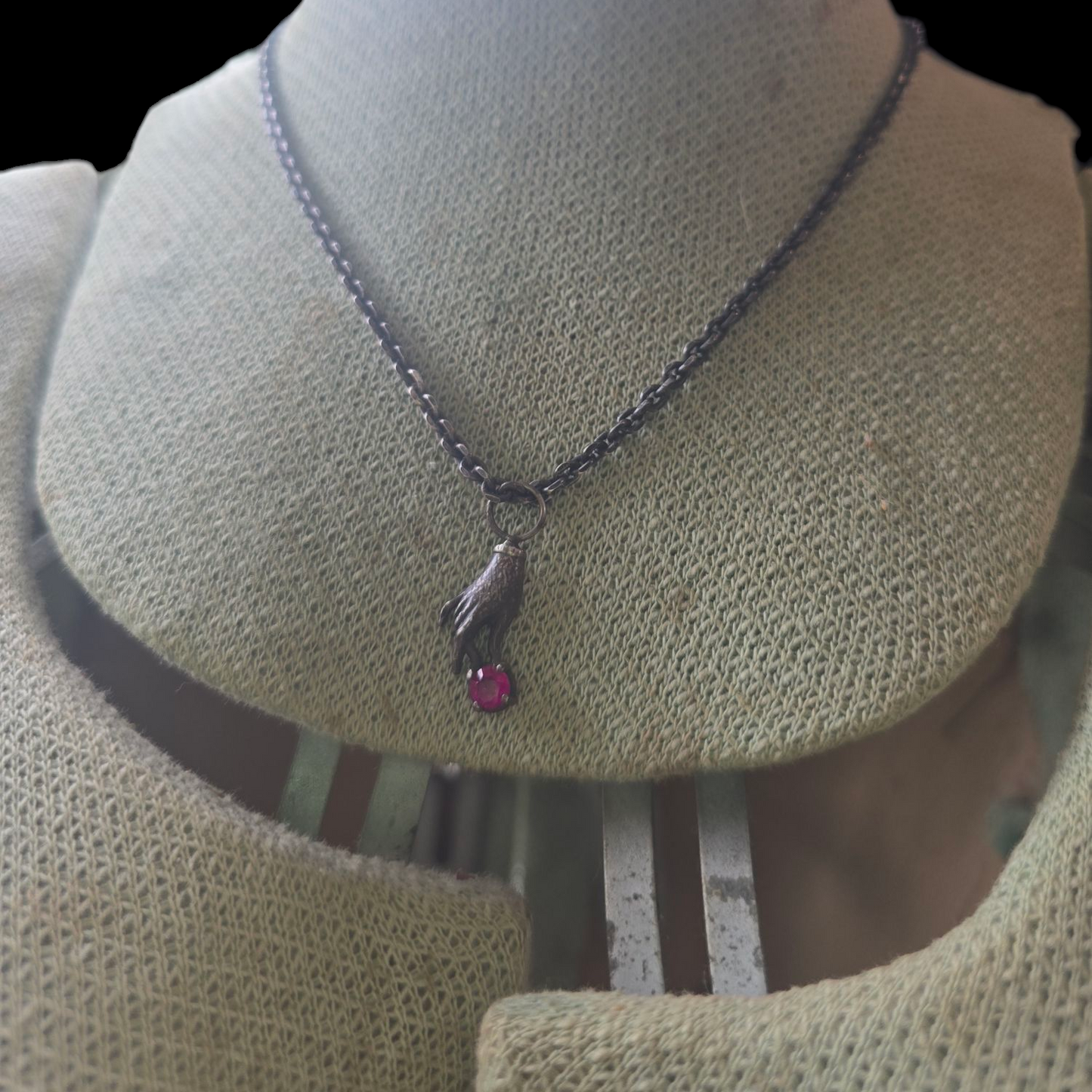 Ruby Maidens Hand Talisman