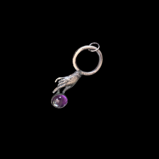 Amethyst Maidens Hand Talisman