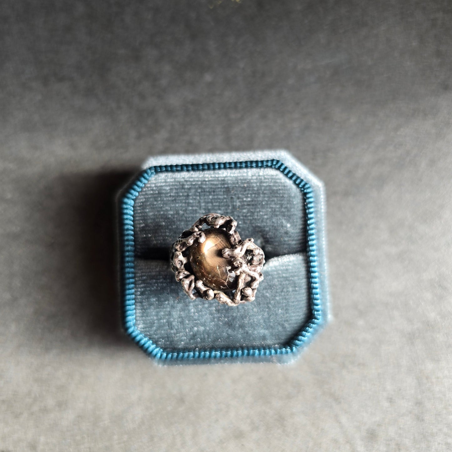 Starfire Sapphire Talisman Ring
