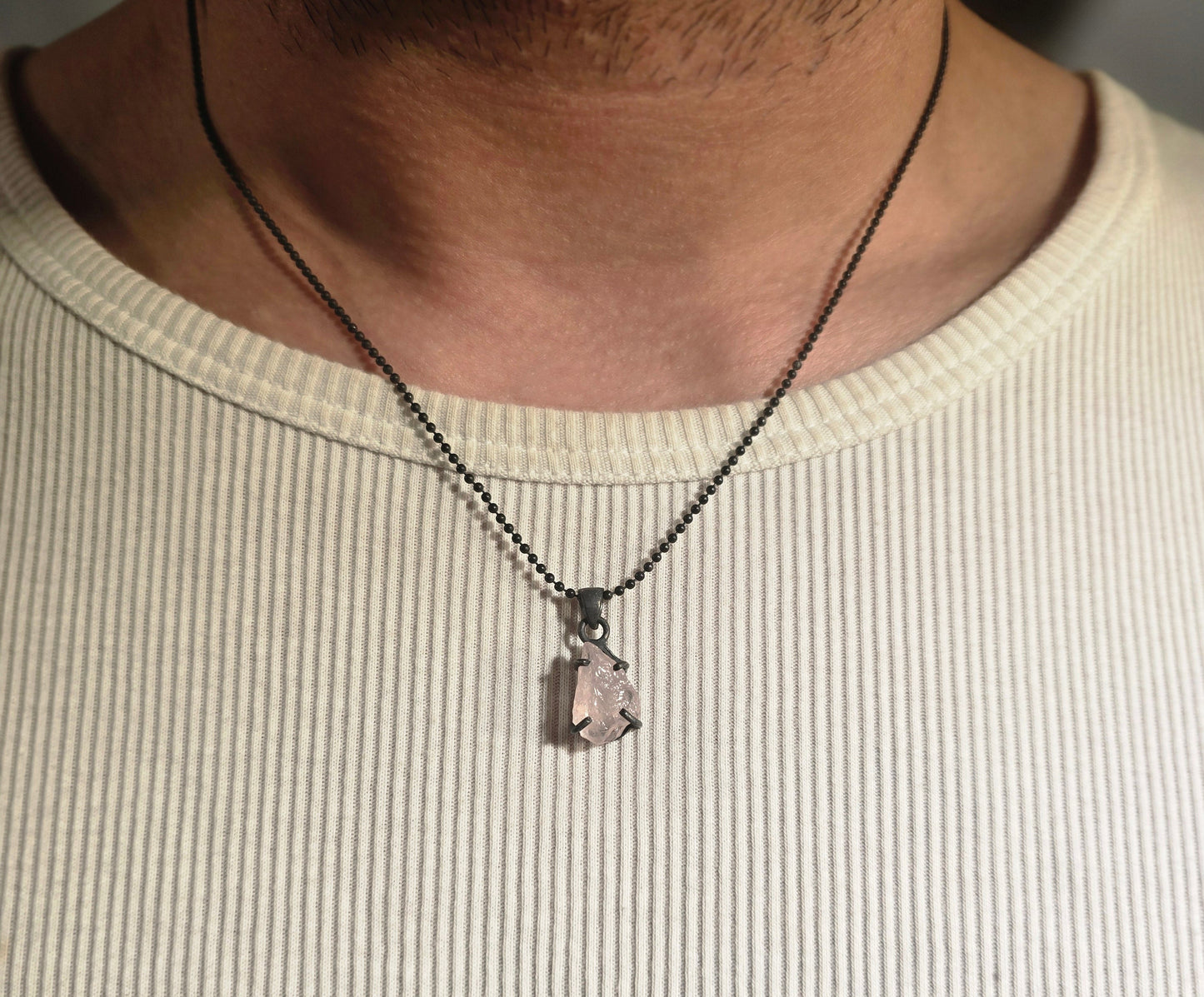 Aphrodite — Rose Quartz Talisman Necklace No. 2