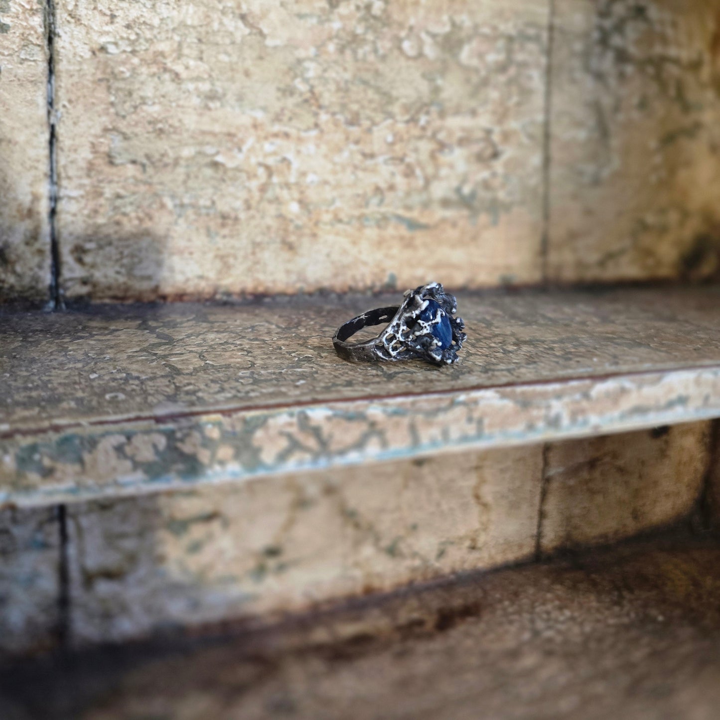 Kyanite Travelers Talisman Ring