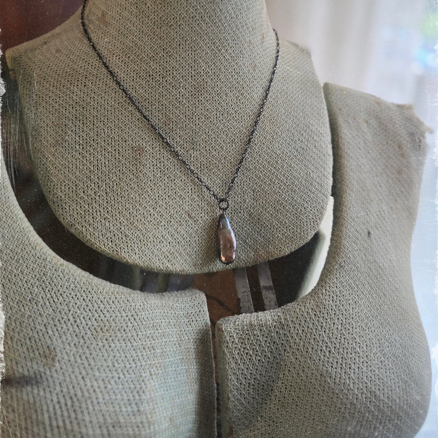 Ore Pearl Talisman Necklace