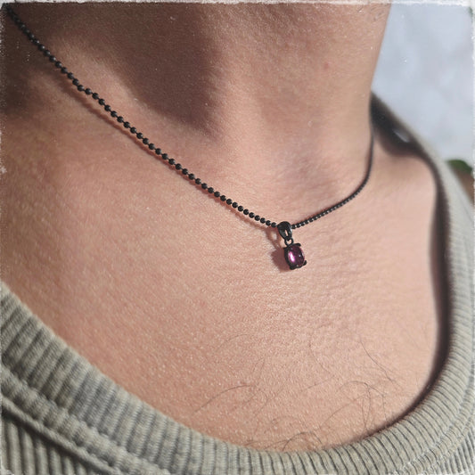 Mini Purple Tourmaline Talisman