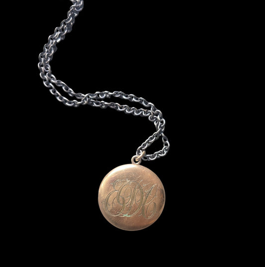 Antique Art Nouveau 14K Gold Filled Locket