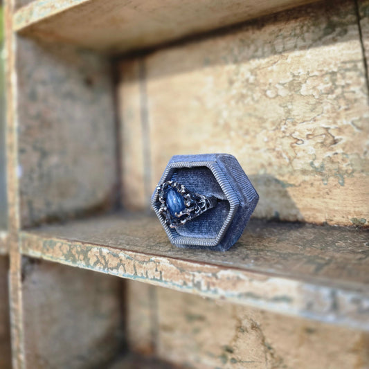 Kyanite Travelers Talisman Ring