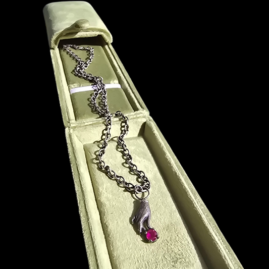 Ruby Maidens Hand Talisman
