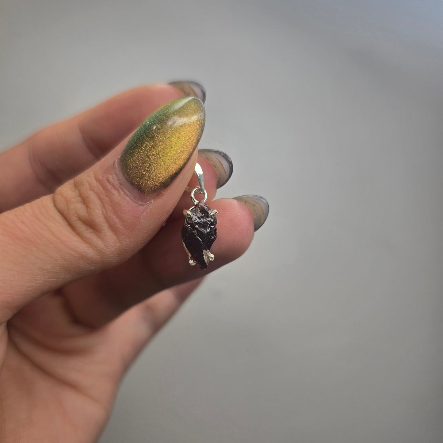 Raw Garnet Charm – The Stone of Eternal Cycles