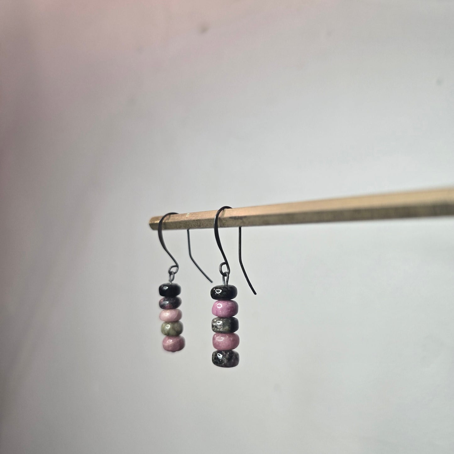 Gothic Rainbow – Tourmaline Earrings