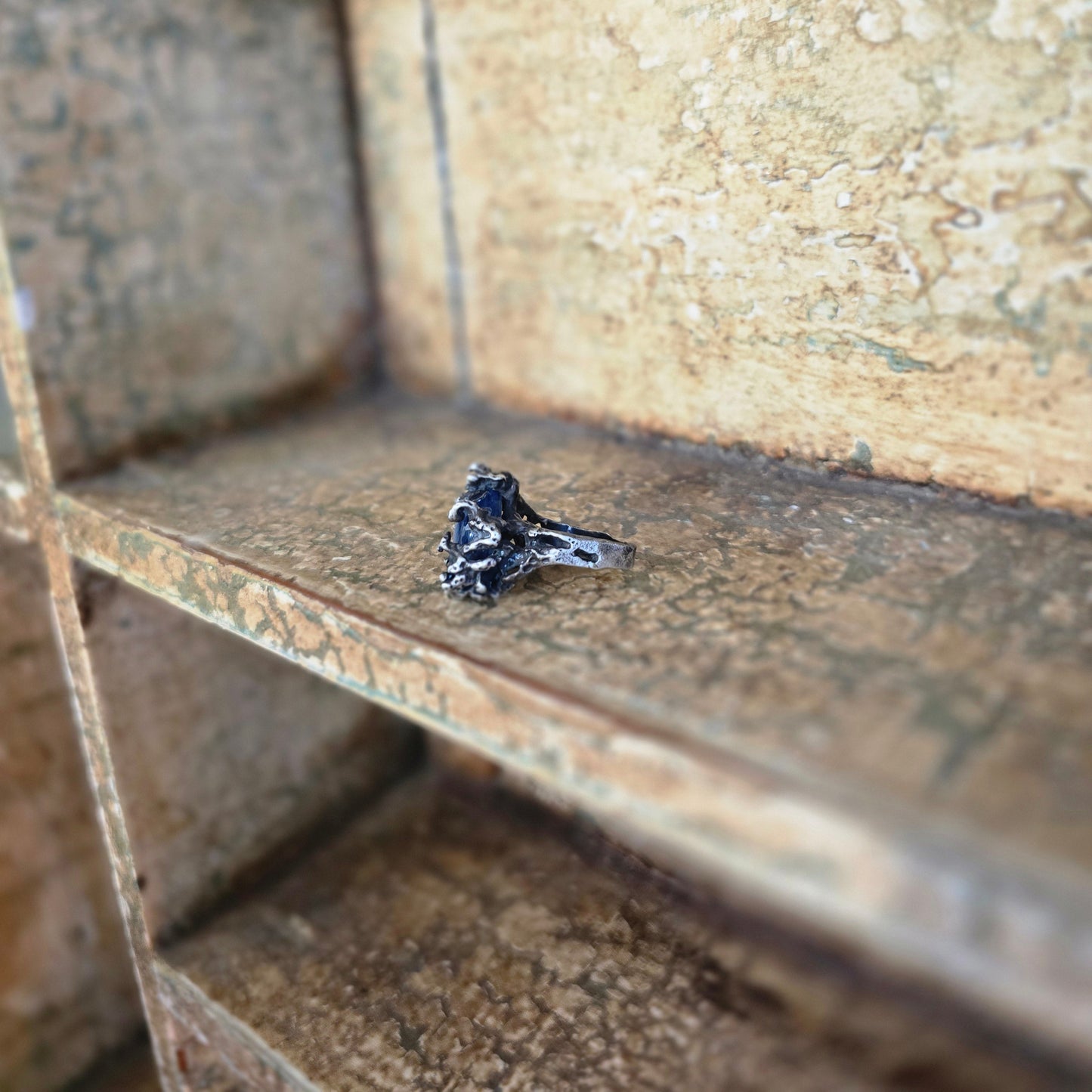 Kyanite Travelers Talisman Ring