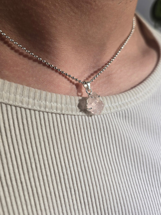 Aphrodite — Rose Quartz Talisman Necklace No. 1
