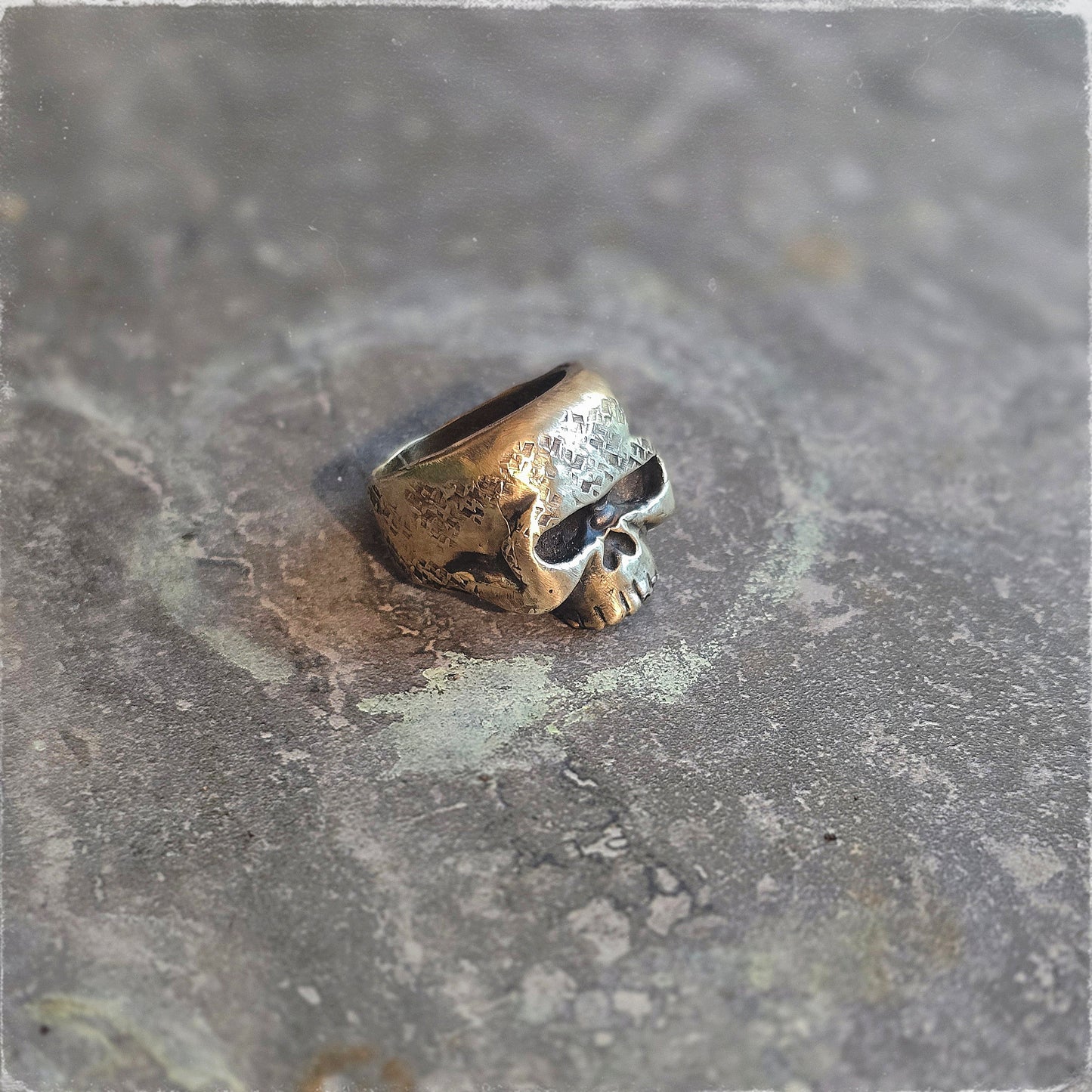 Bronze Memento Mori Skull