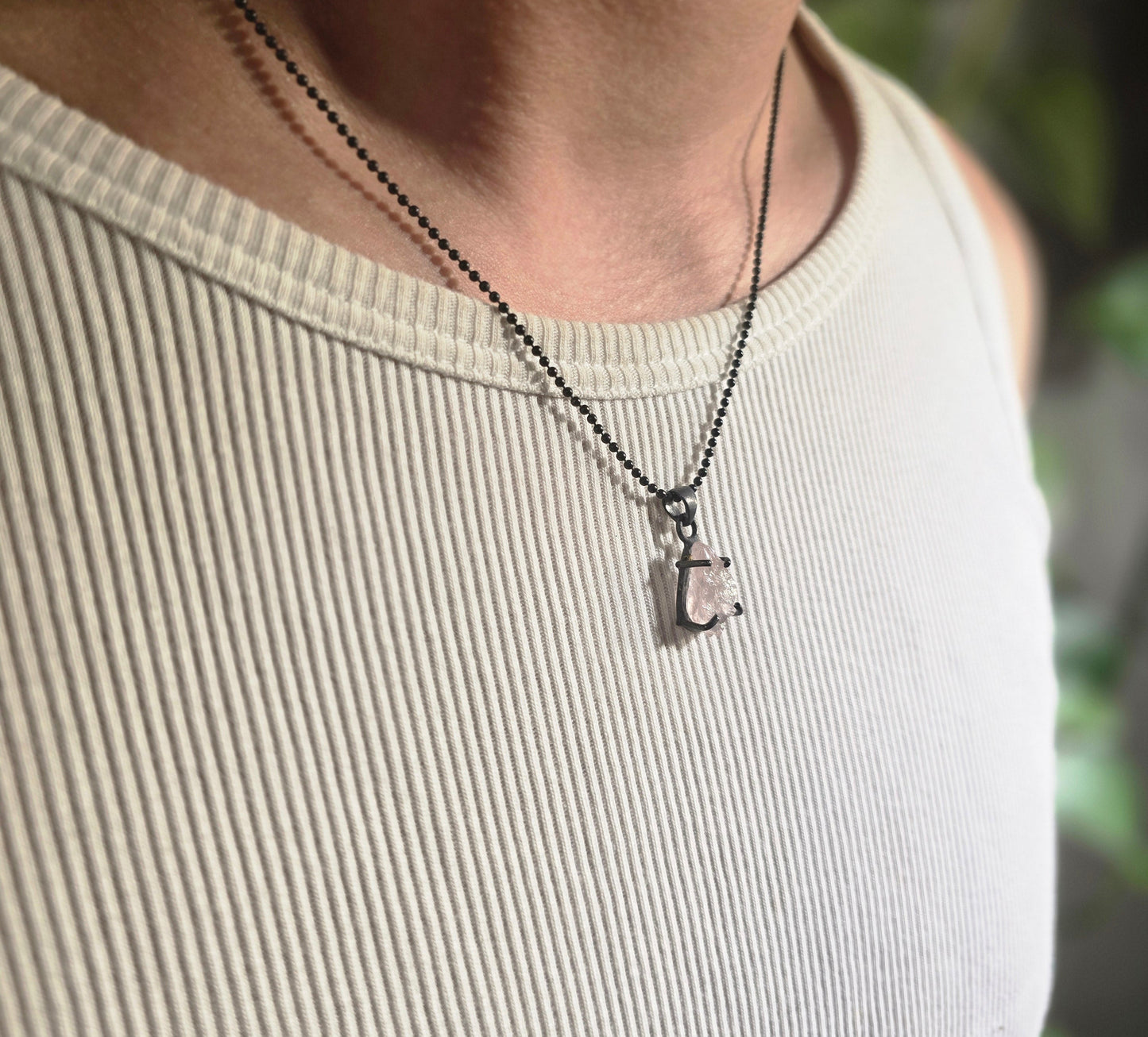 Aphrodite — Rose Quartz Talisman Necklace No. 2