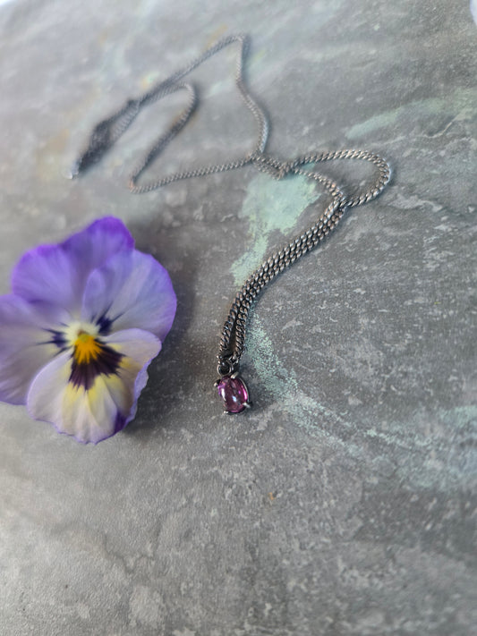 Mini Purple Tourmaline Talisman