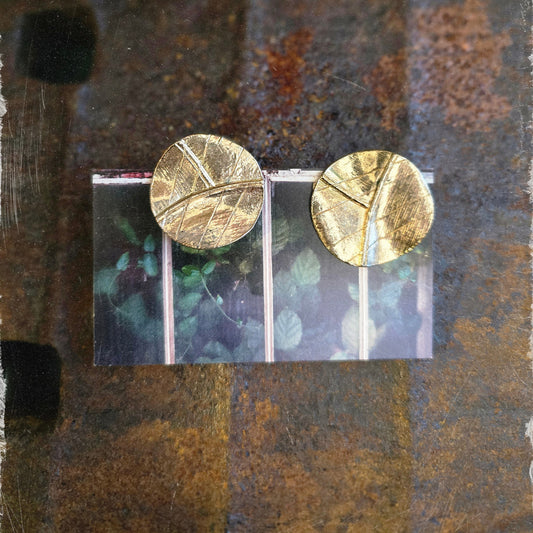 Leaf Pattern Studs