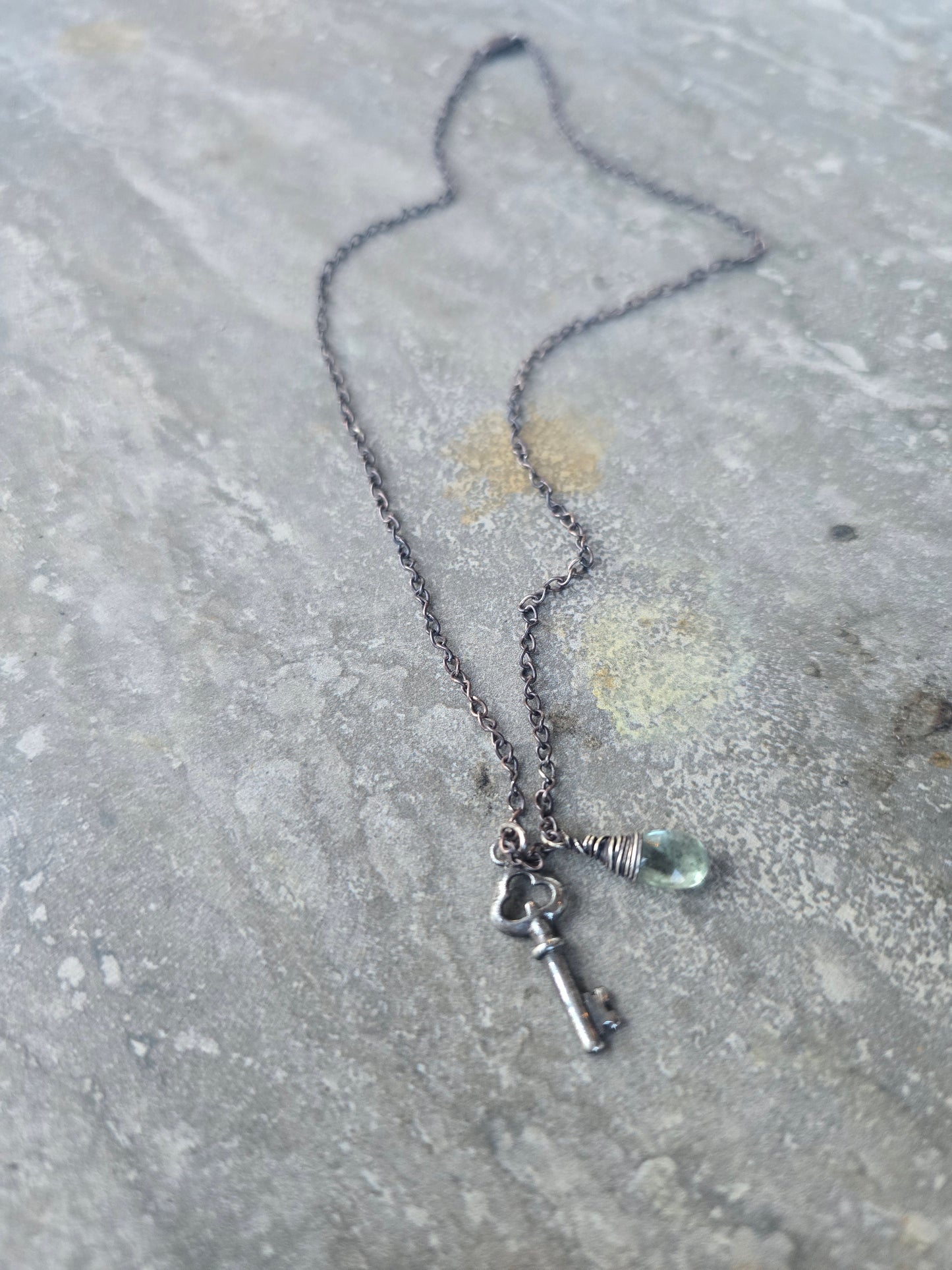 Aquamarine Key Talisman