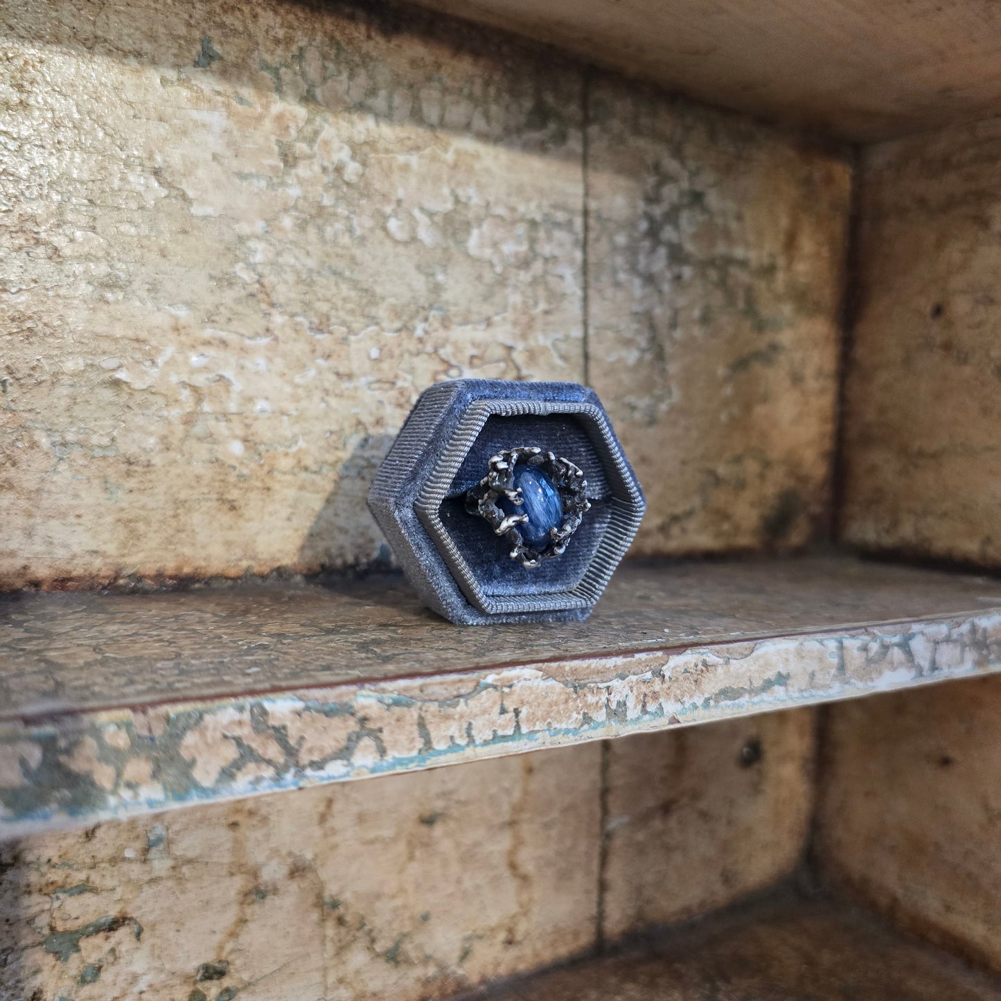 Kyanite Travelers Talisman Ring