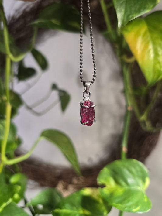 Persephone — Rhodolite Garnet Talisman Necklace No. 3