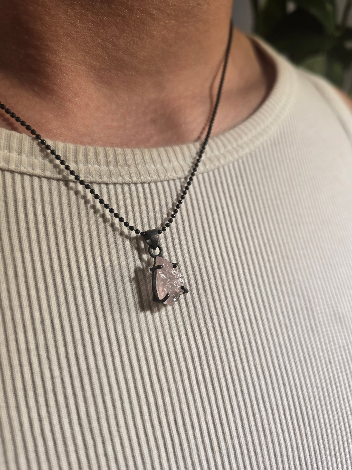 Aphrodite — Rose Quartz Talisman Necklace No. 2