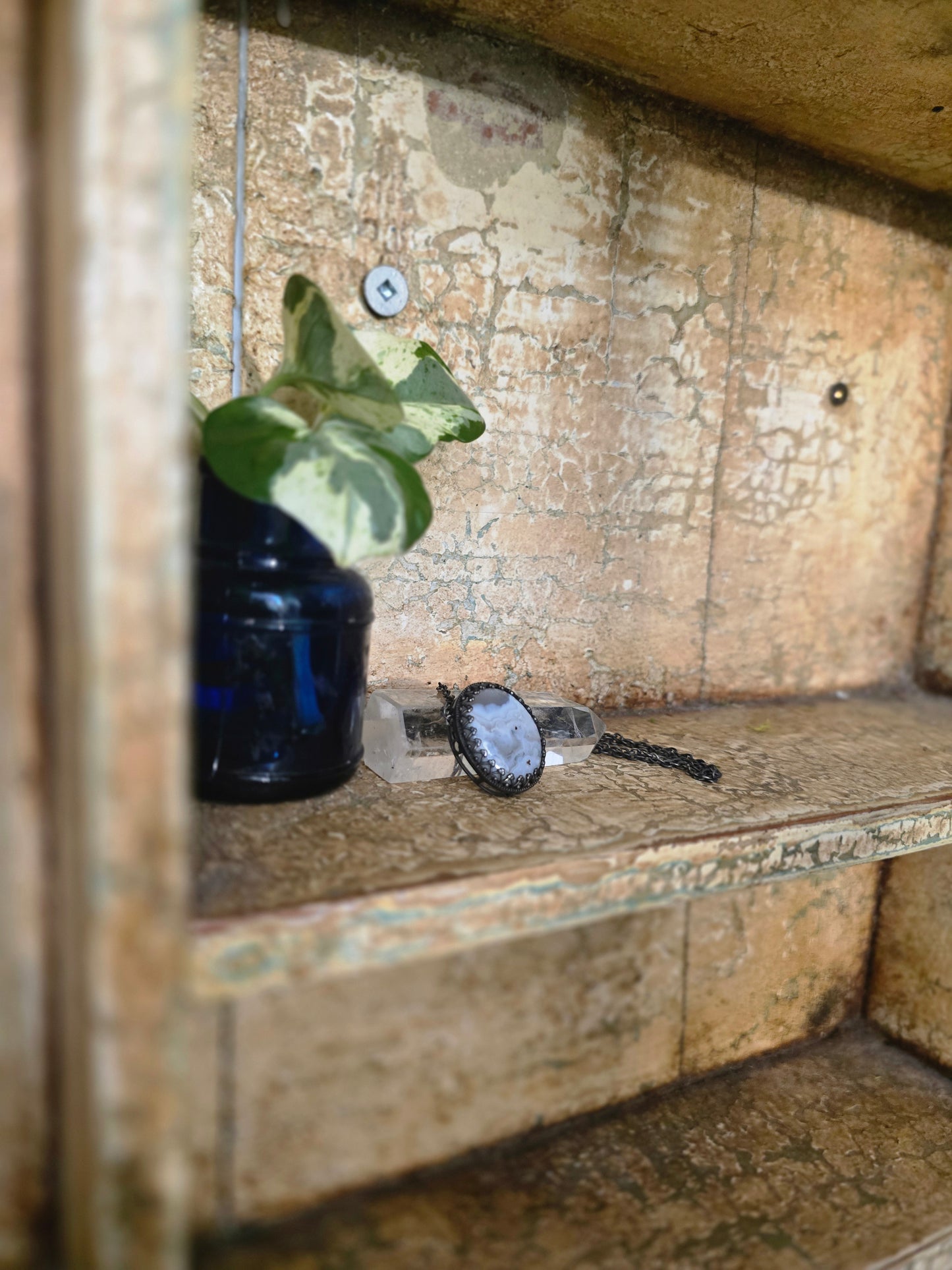 Gaia — Botswana Agate Talisman NecklaceBotswana