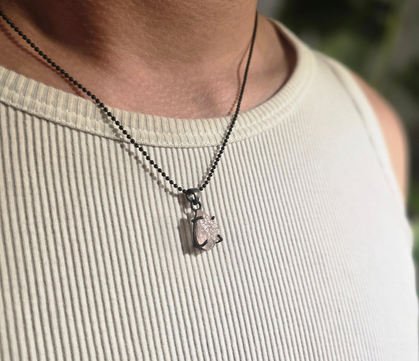 Aphrodite — Rose Quartz Talisman Necklace No. 2