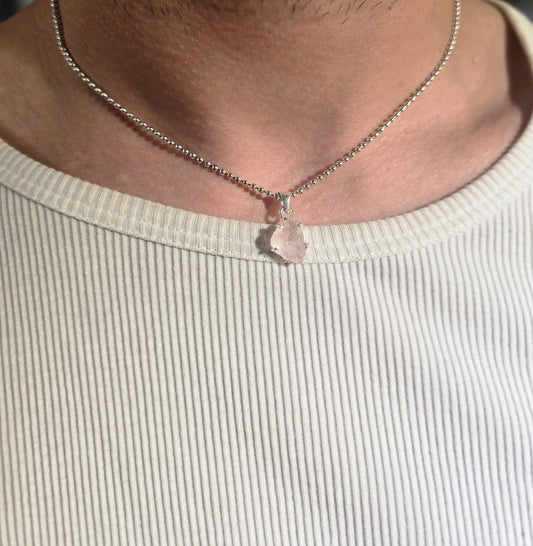 Aphrodite — Rose Quartz Talisman Necklace No. 1