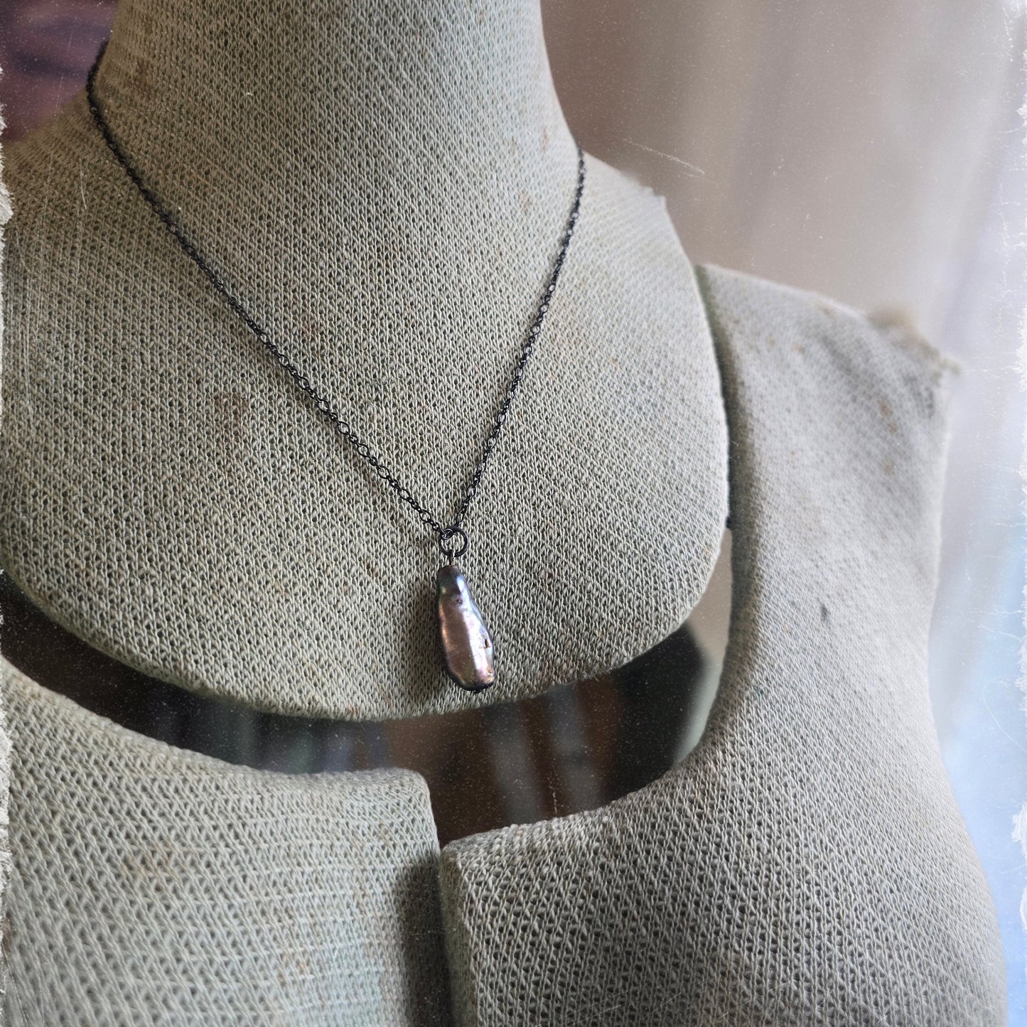 Ore Pearl Talisman Necklace