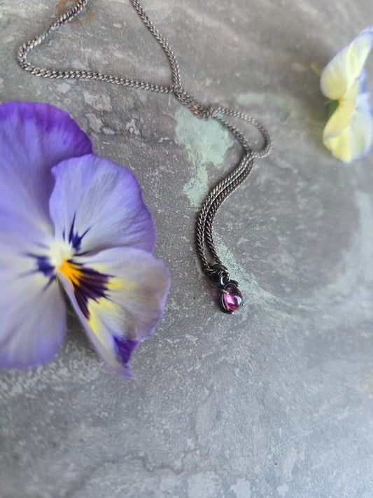 Mini Purple Tourmaline Talisman
