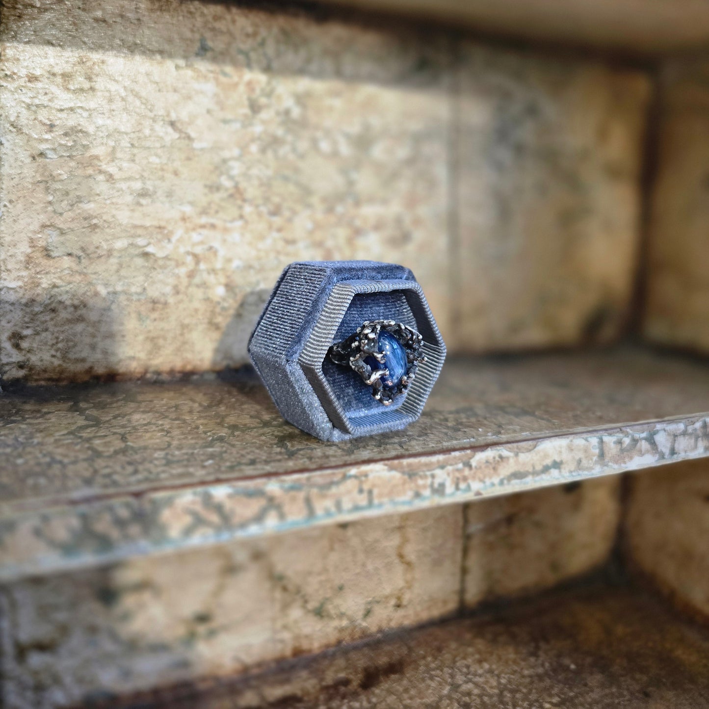 Kyanite Travelers Talisman Ring