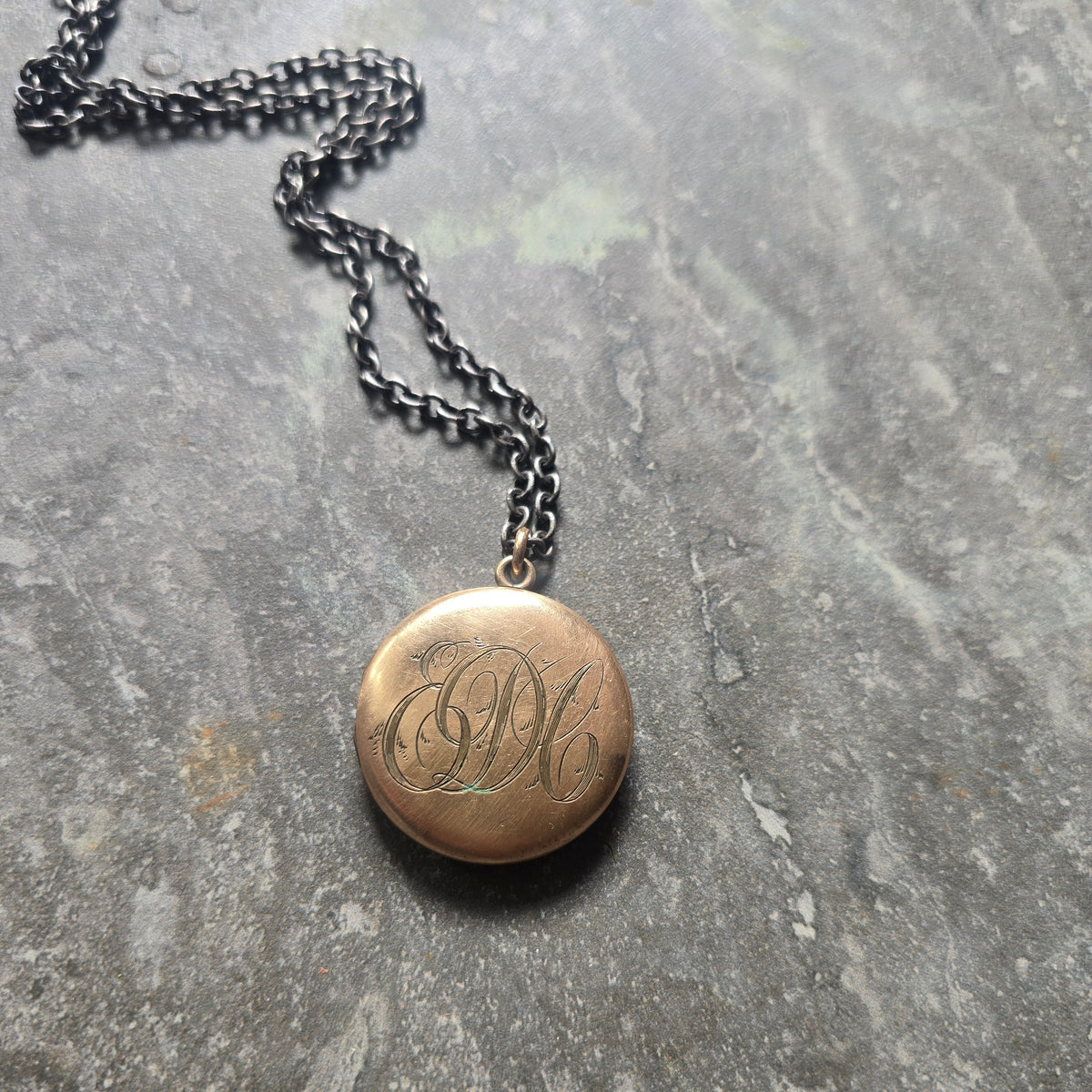 Antique Art Nouveau 14K Gold Filled Locket